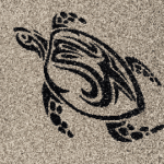 moquette de pierre motif tortue